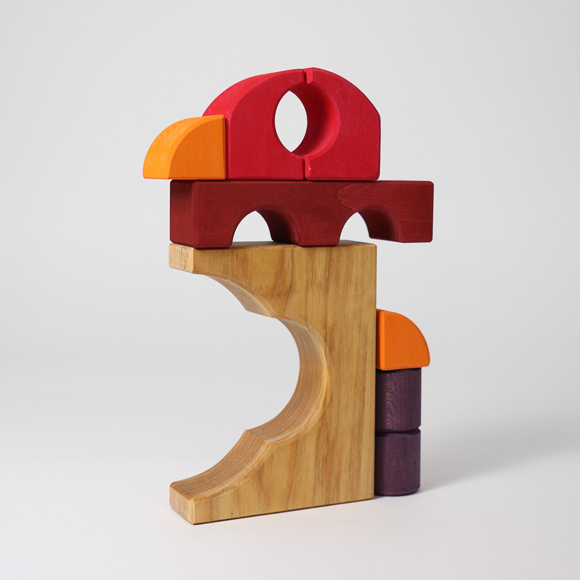 Bouwset - Puzzel Rood
