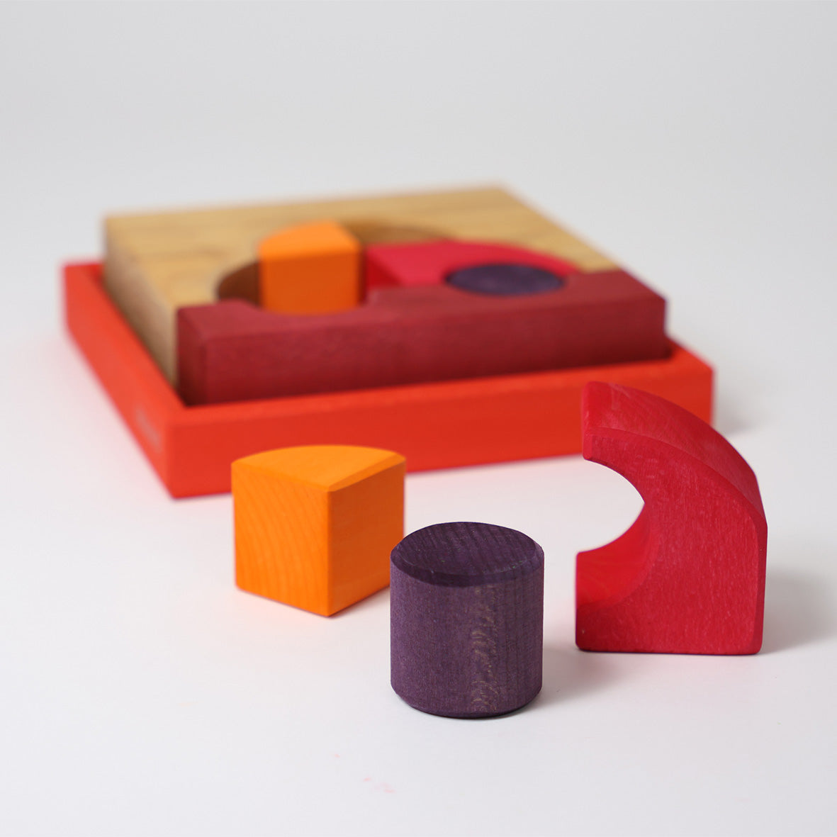 Bouwset - Puzzel Rood