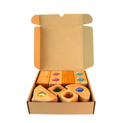 Mini mix blokkenset - set van 16 stuks