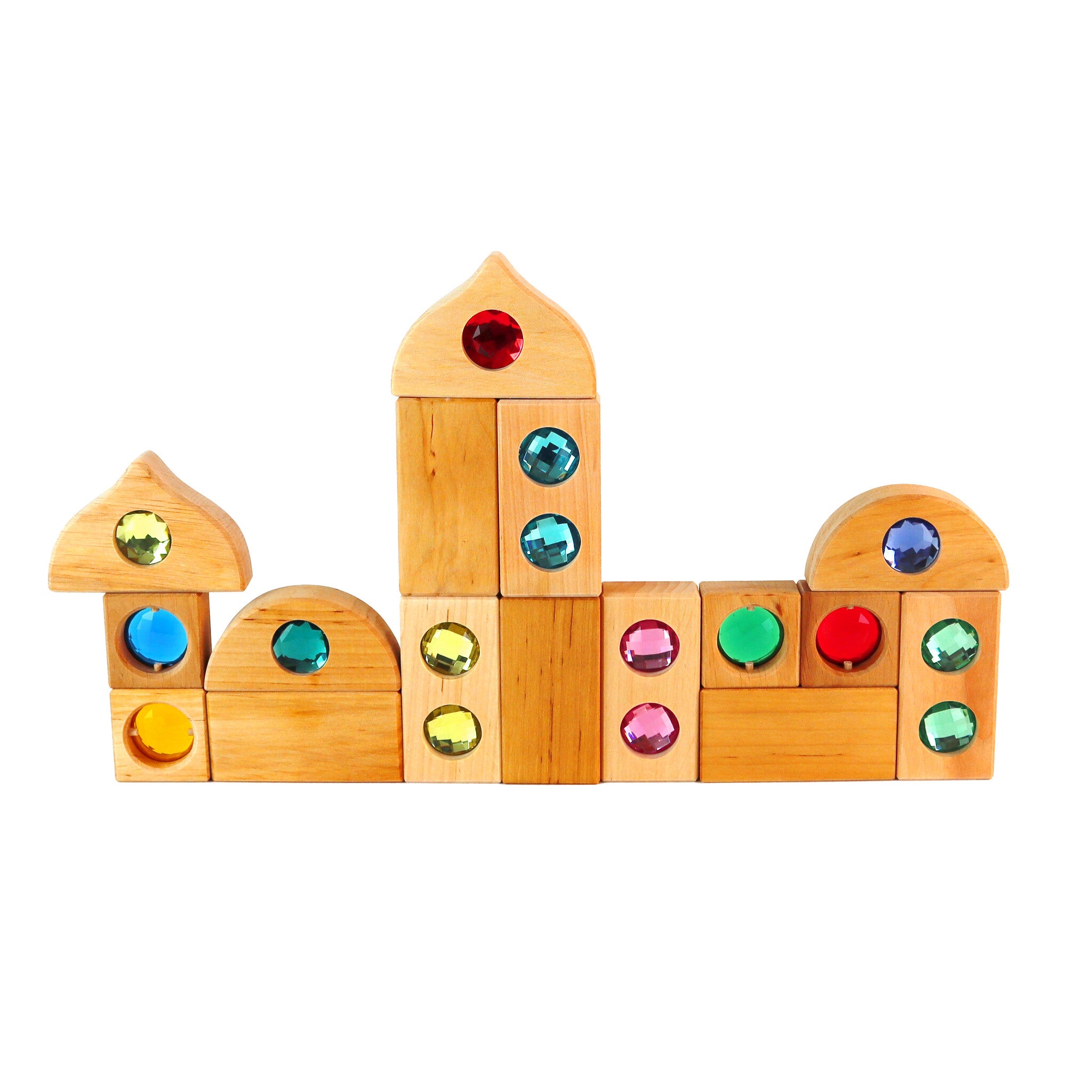 Mini mix blokkenset - set van 16 stuks