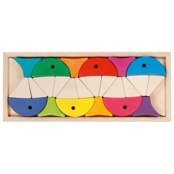 Goki Evolution - Houten sorteerspel vissen