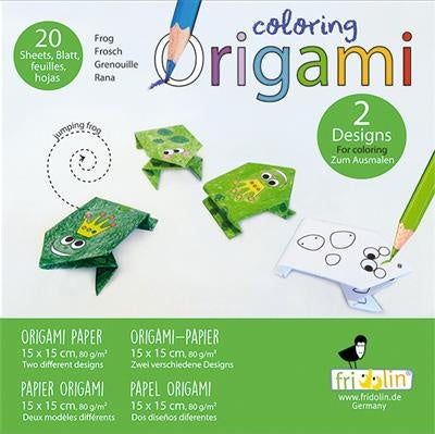 Coloring Origami Kikker