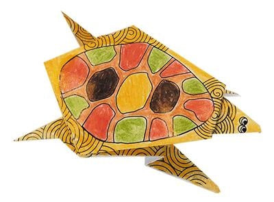 Coloring Origami Schildpad