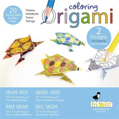 Coloring Origami Schildpad