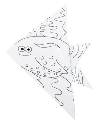 Coloring Origami Vis