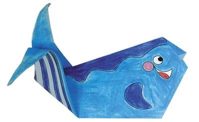 Coloring Origami Walvis