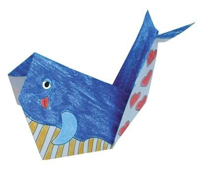 Coloring Origami Walvis