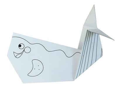 Coloring Origami Walvis