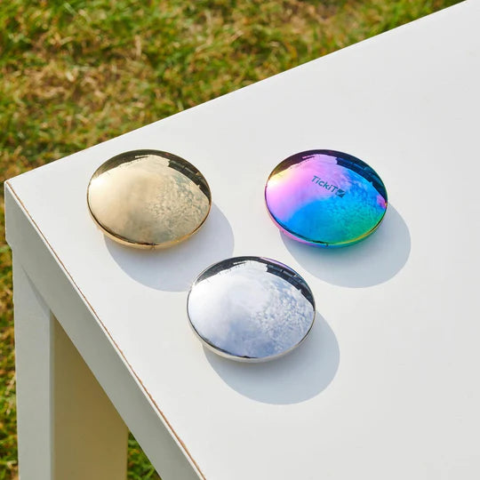 Sensorische reflecterende geluidsdiscs