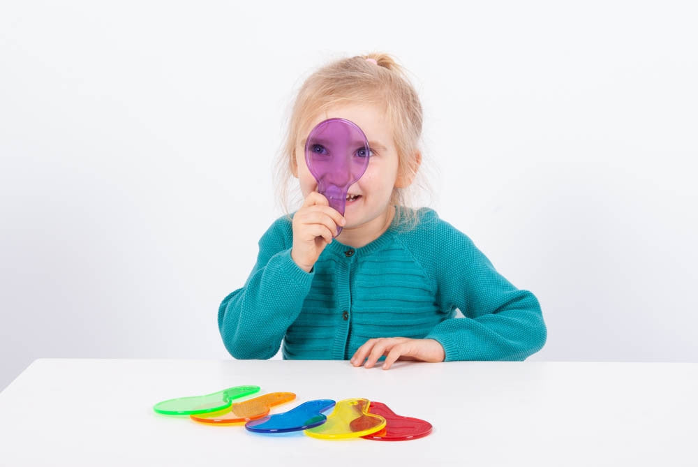 Transparante gekleurde spatels