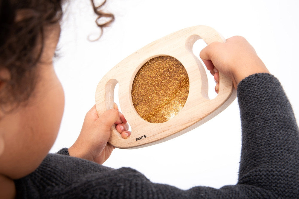 Glitter venster goud- Easy hold