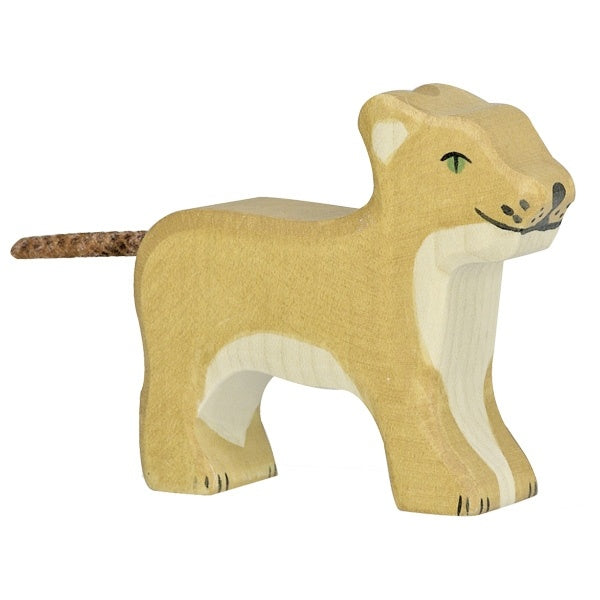 Holztiger - Leeuwenwelp, klein, staand