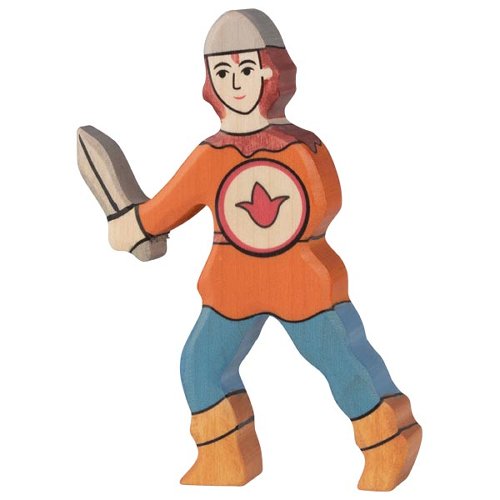 Holztiger - Jongen, oranje hemd (Schildknaap)