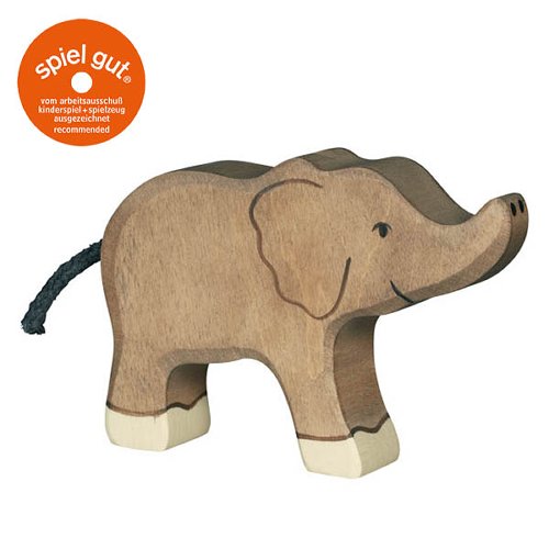 Holztiger - Olifant, klein, slurf hoog