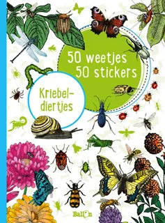 Kriebeldiertjes 50 weetjes - 50 stickers