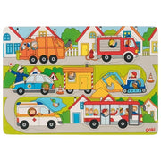 Achtergrondpuzzel - Op de straat
