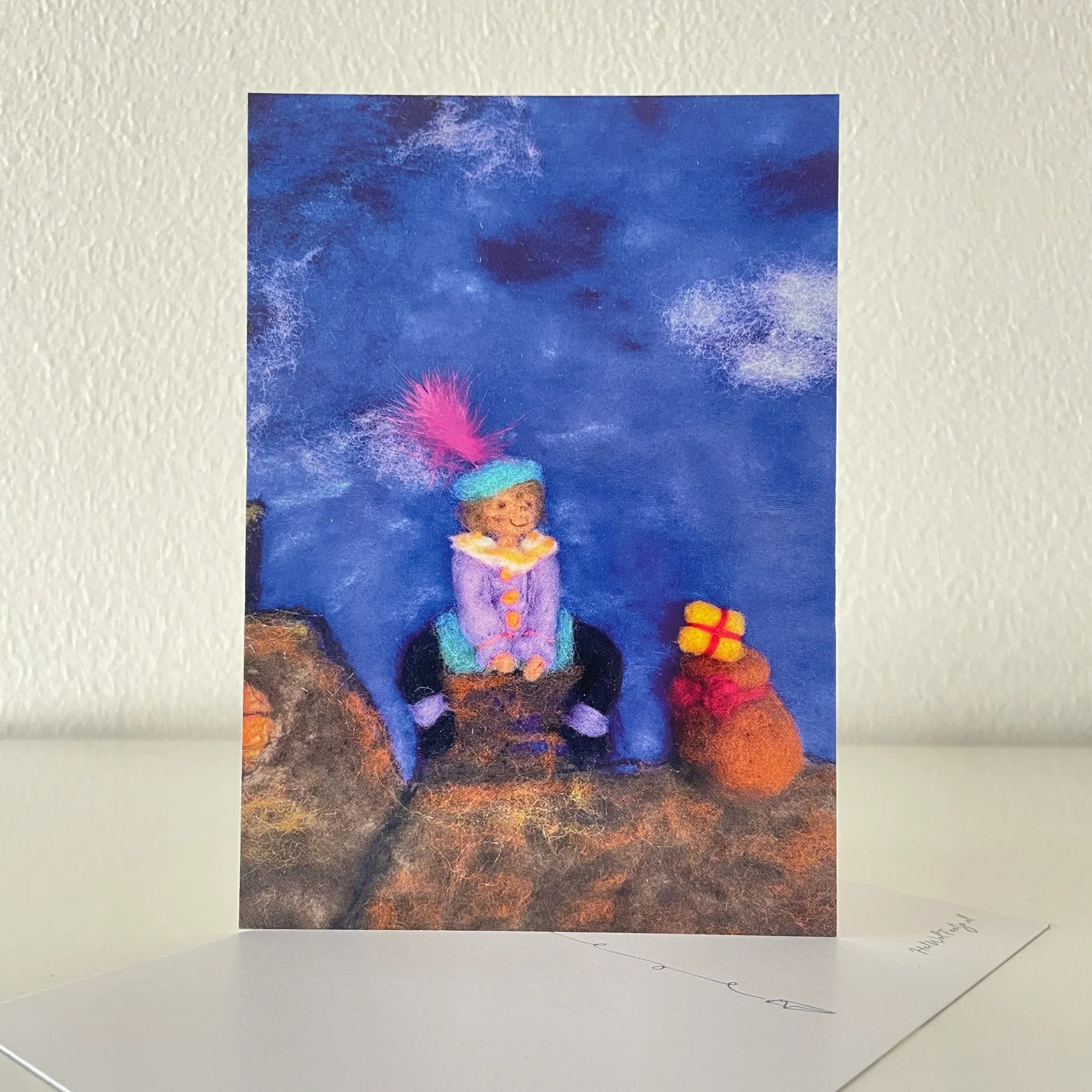 Ansichtkaart Herfst / Winter - Pietje