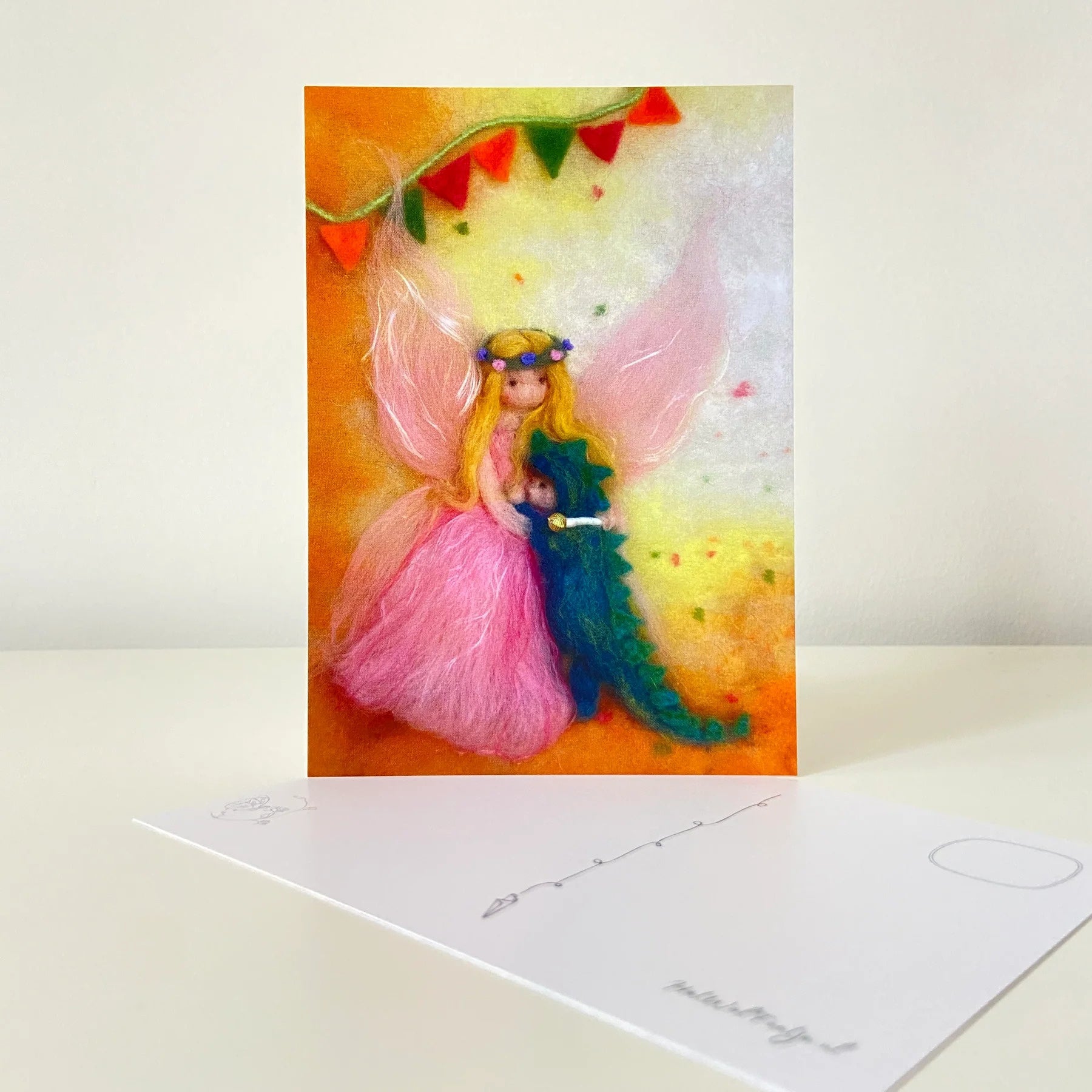 Ansichtkaart Lente/Zomer - Carnaval Fee