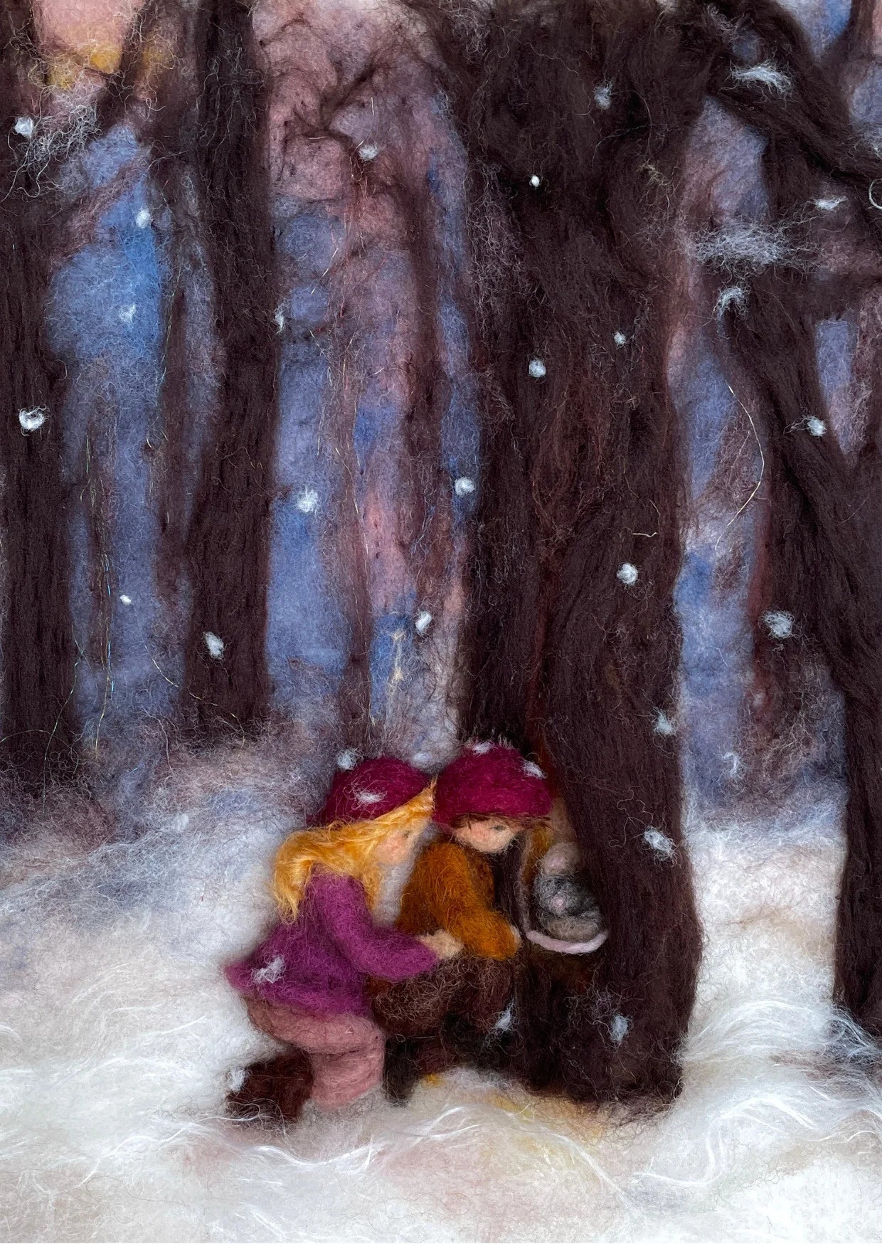 Ansichtkaart - Winter ontdekkingen