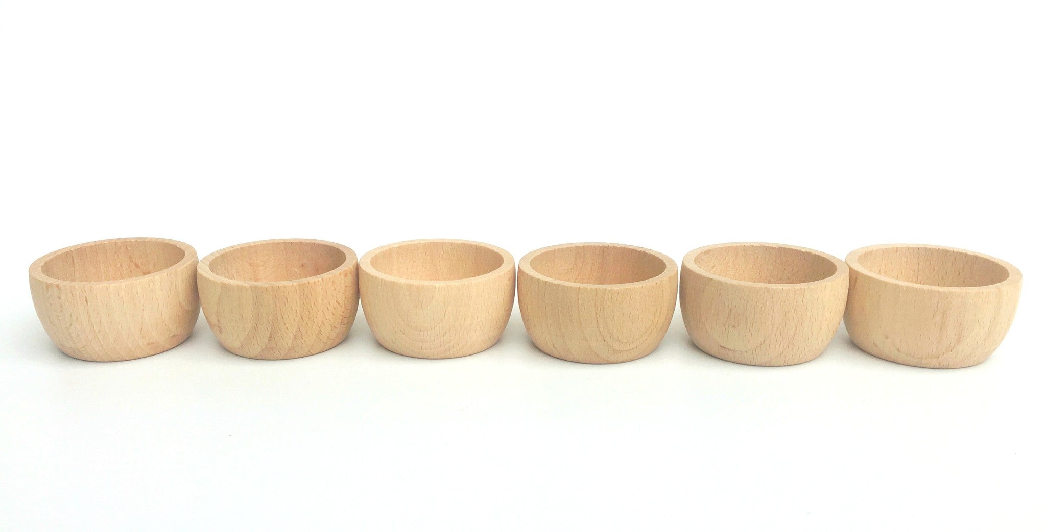Grapat kommen 6 stuks (naturel)