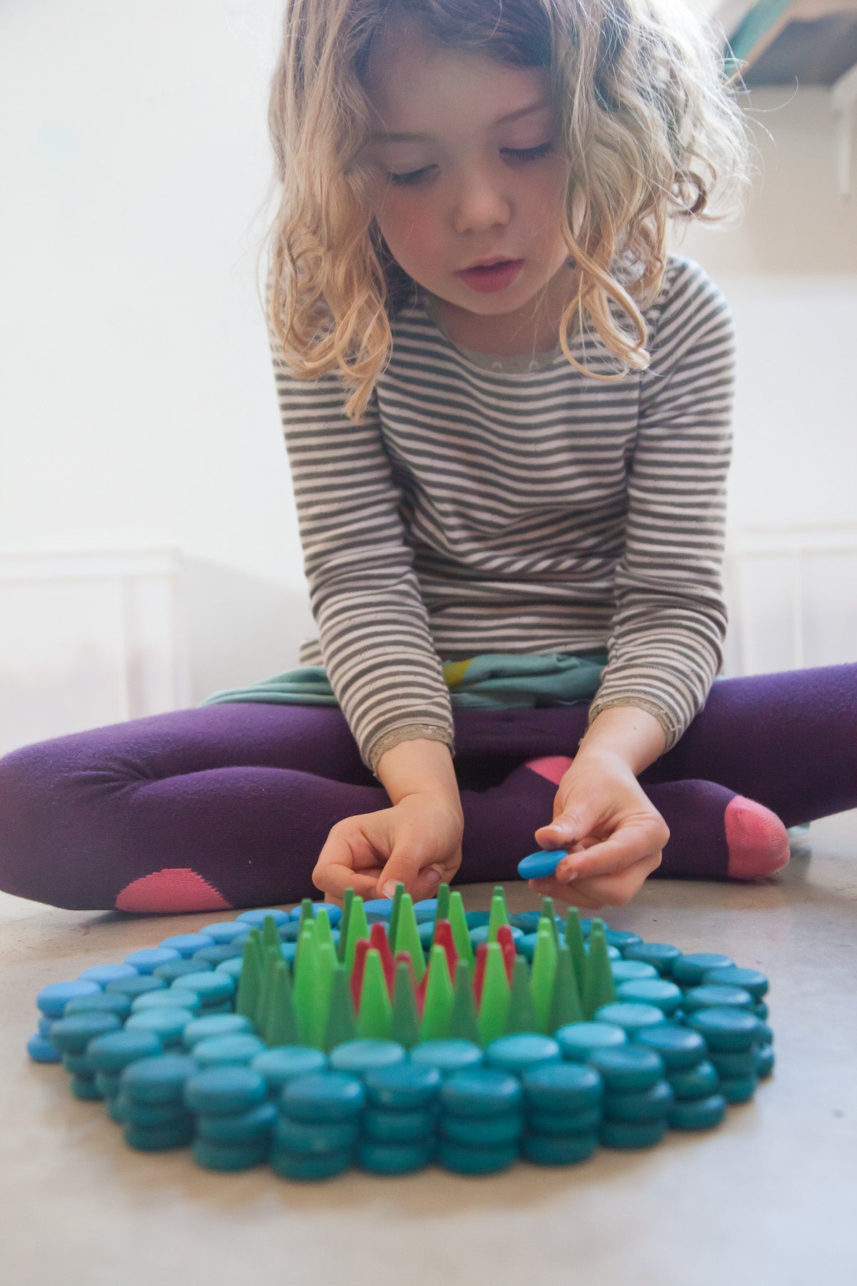 Grapat Mandala, Kleine blauwe munten