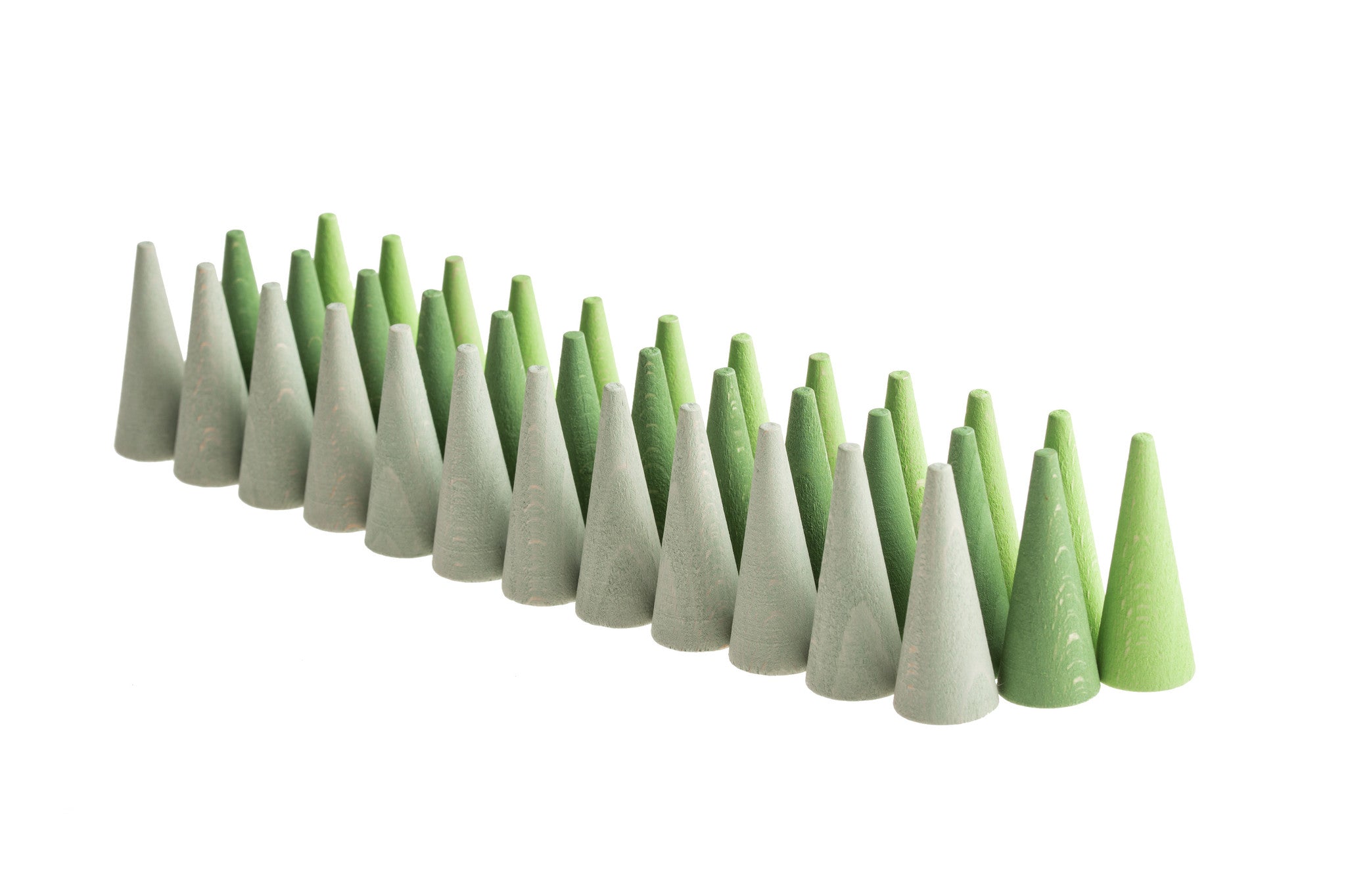 Grapat Mandala, Groene kegels