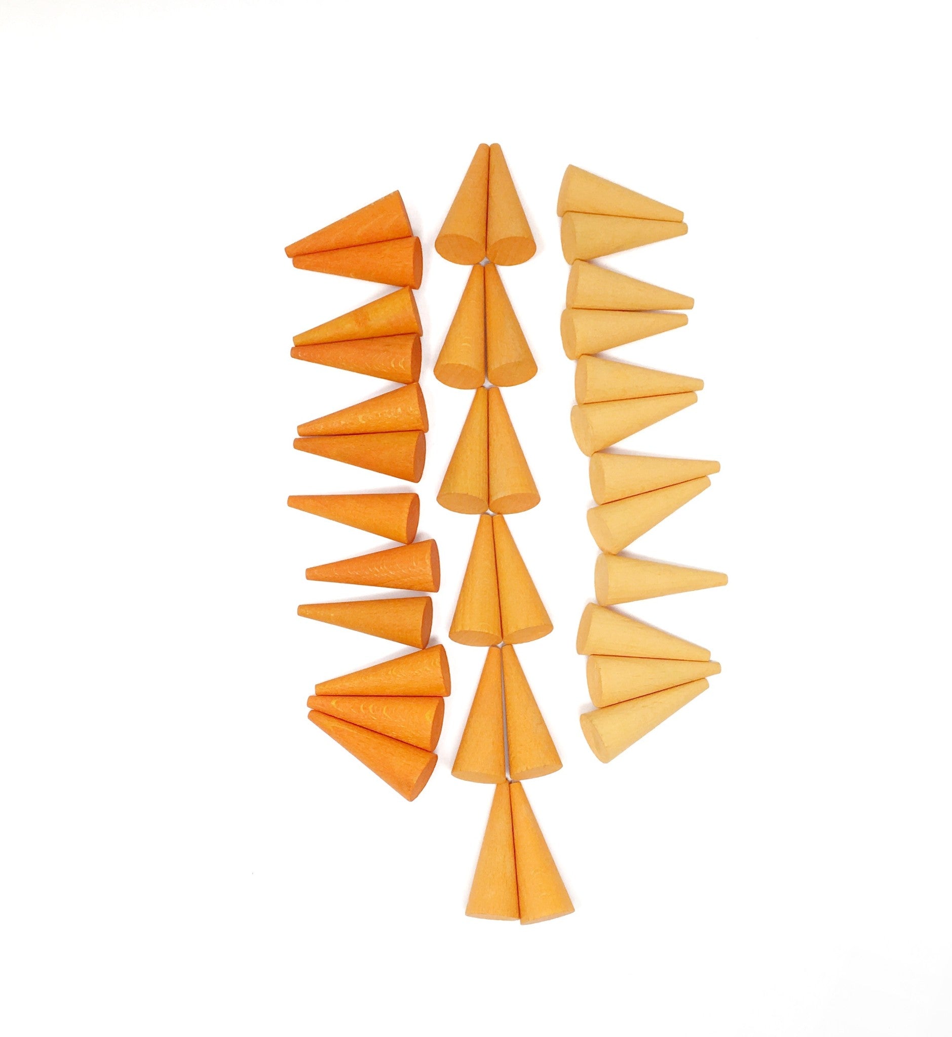 Grapat Mandala, Oranje kegels