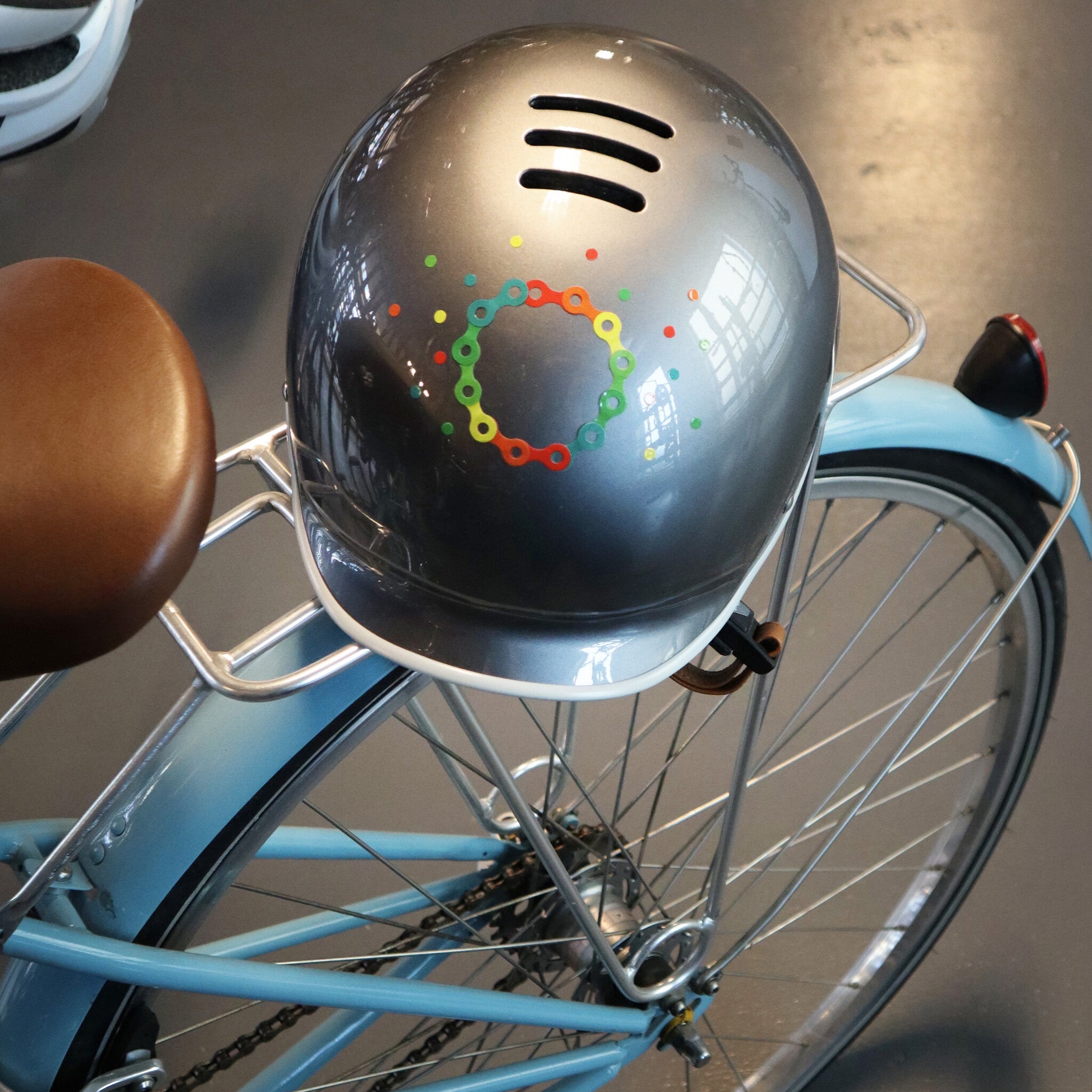 Reflecterende regenboog stickers