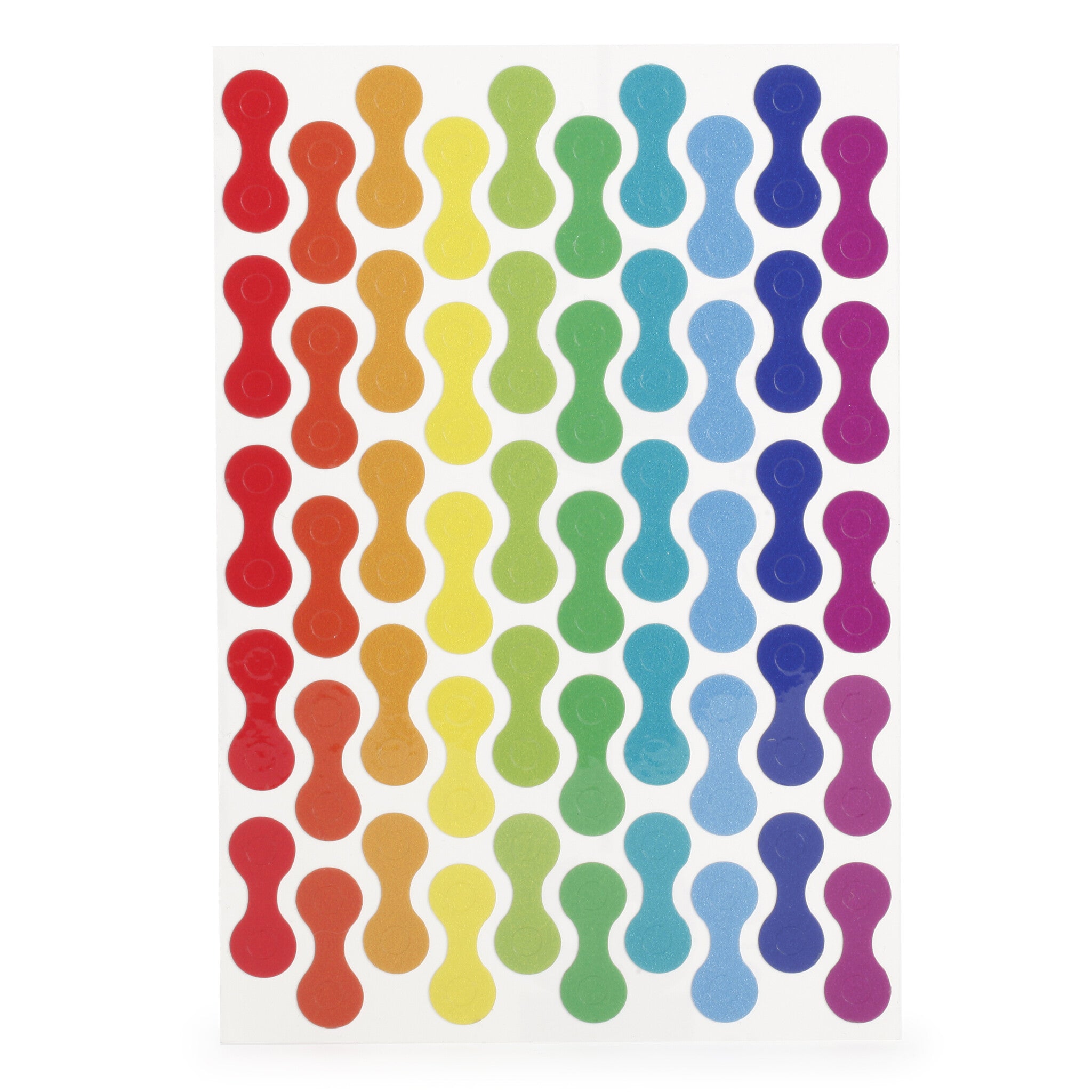 Reflecterende regenboog stickers