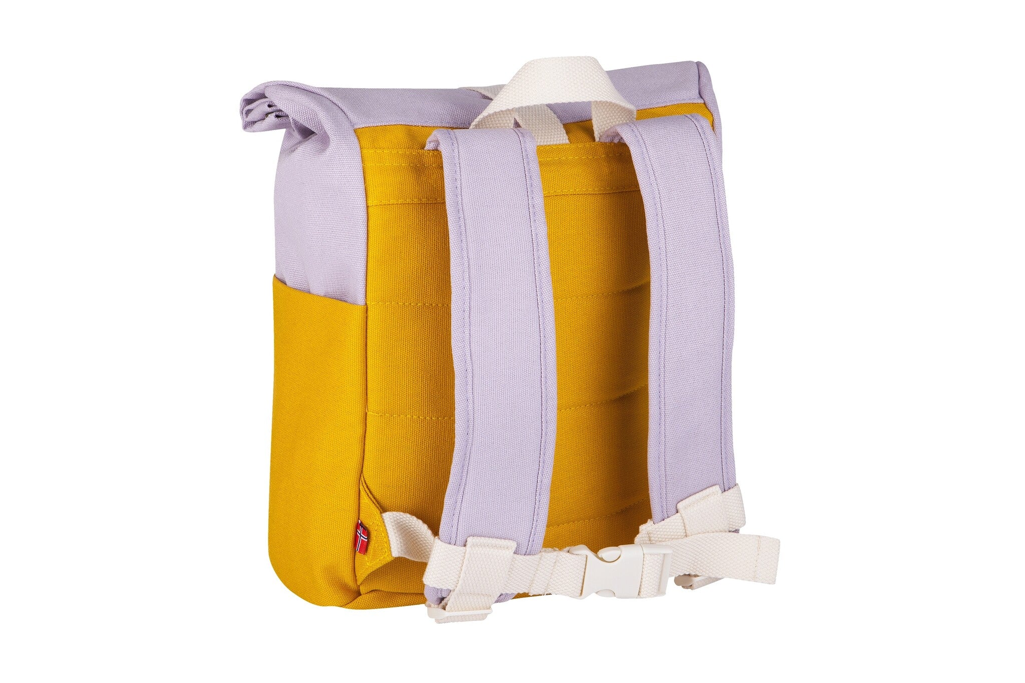 Blafre roll-top rugzak - Geel/Lila