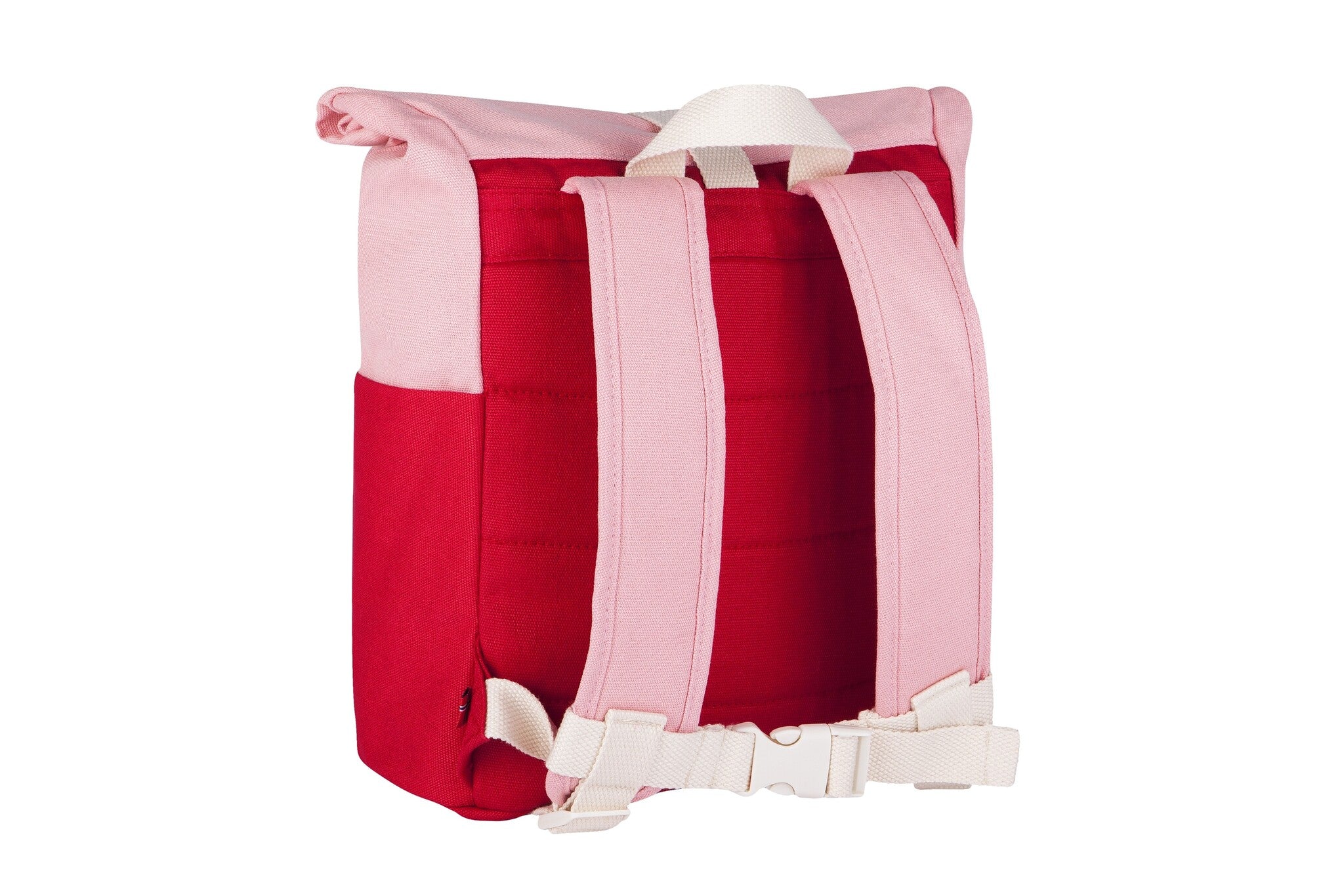 Blafre roll-top rugzak - Rood/Roze