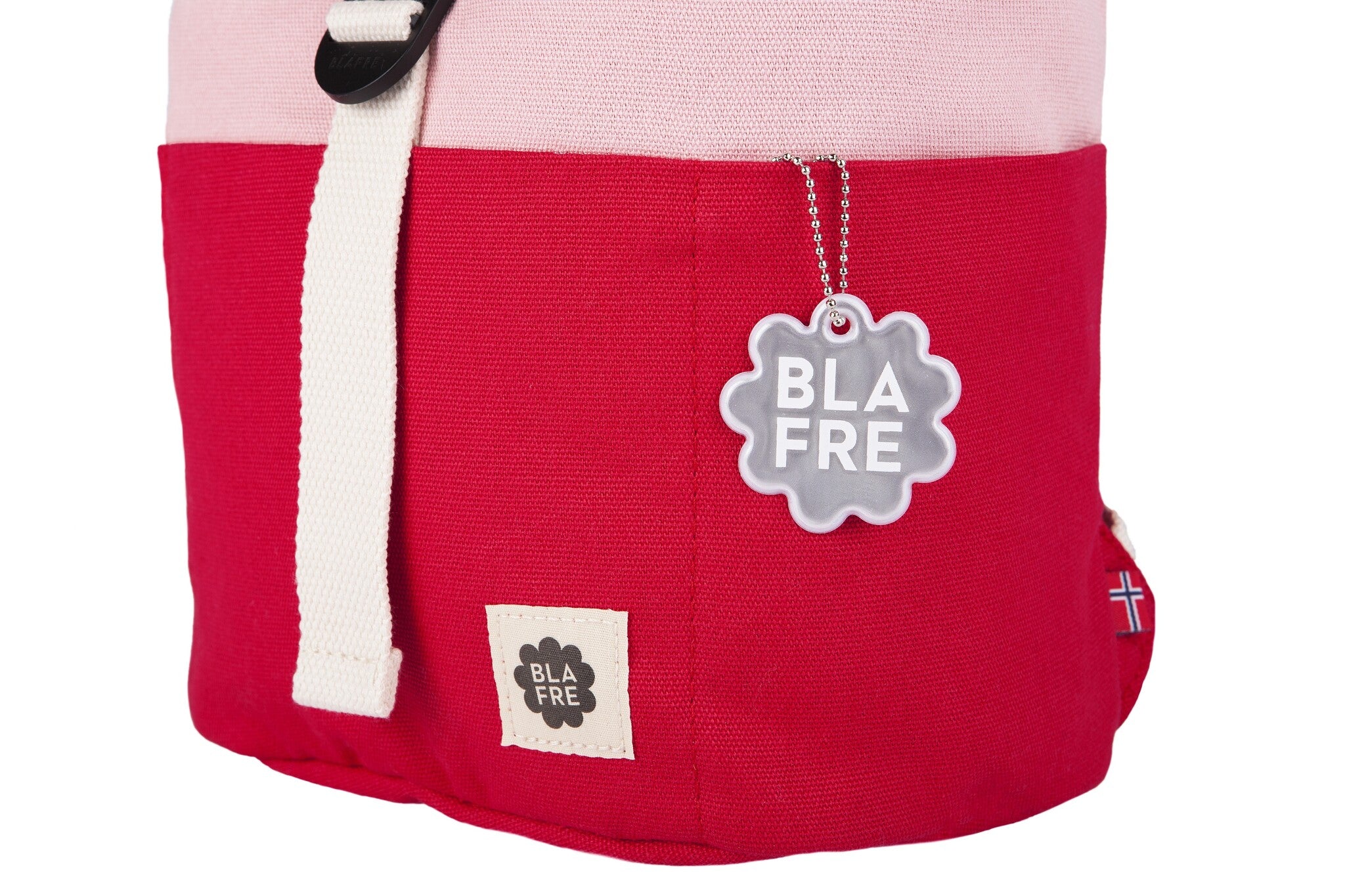 Blafre roll-top rugzak - Rood/Roze