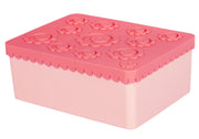 Lunchbox 3-vaks roze Flower