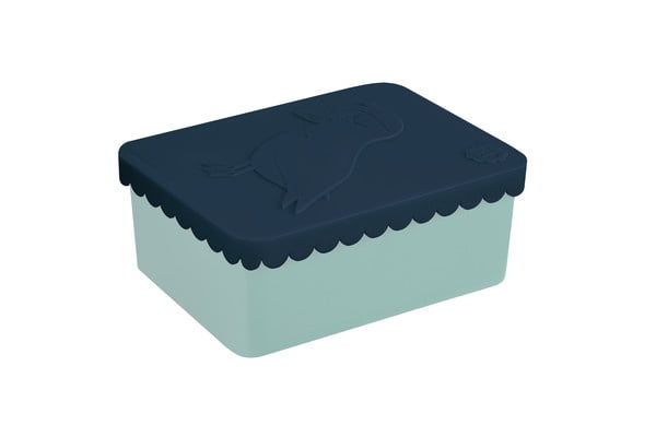 Lunchbox 1-vaks blauw/donkerblauw Puffin