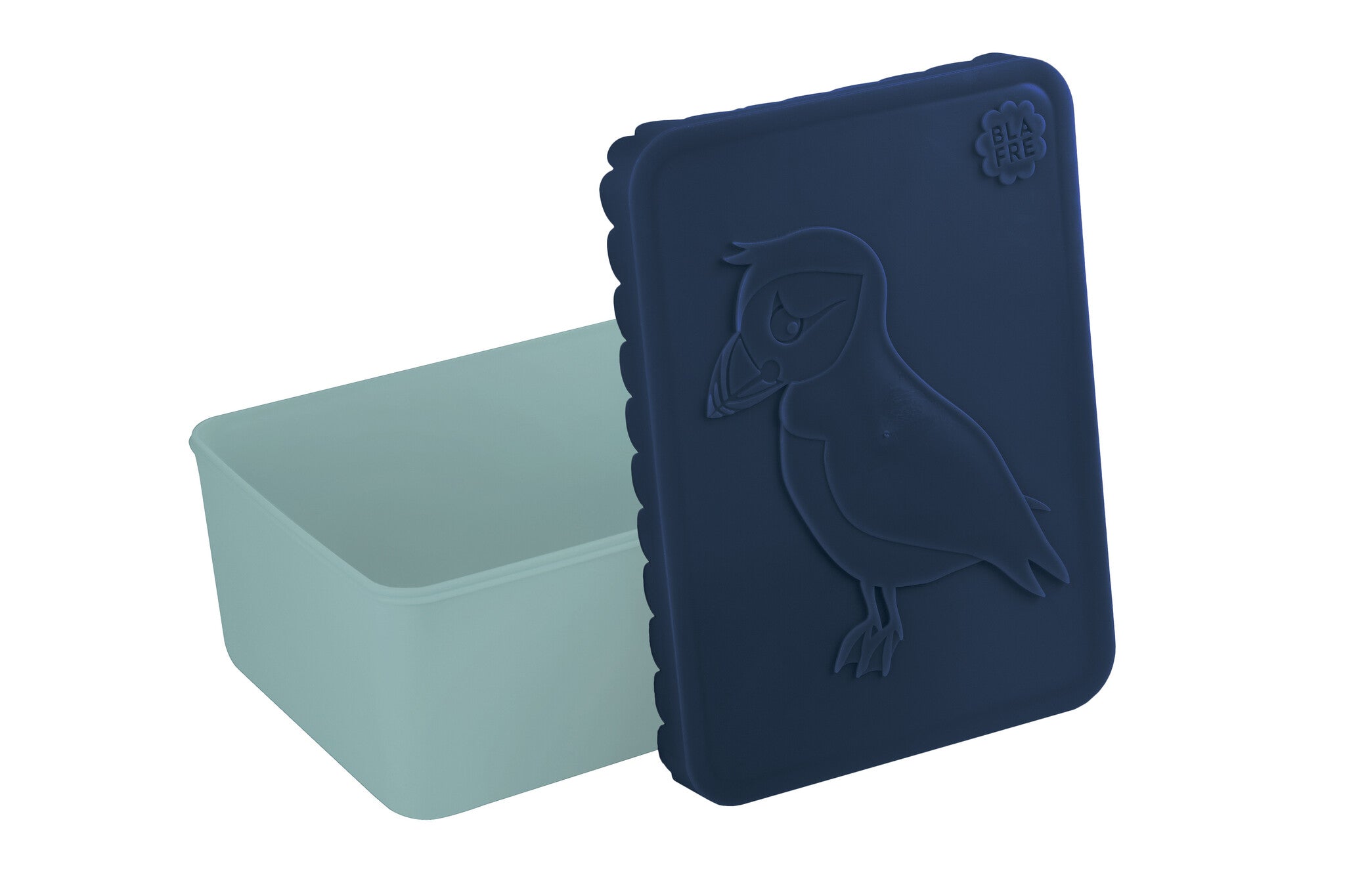 Lunchbox 1-vaks blauw/donkerblauw Puffin