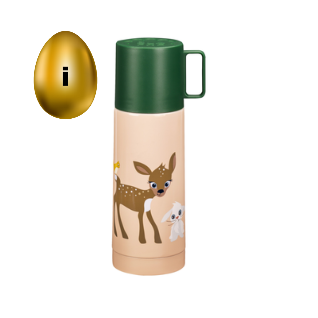 Blafre RVS thermosfles 350 ml - Deer & Rabbit