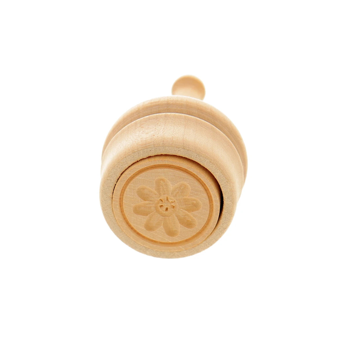 Houten stempel - Rozet