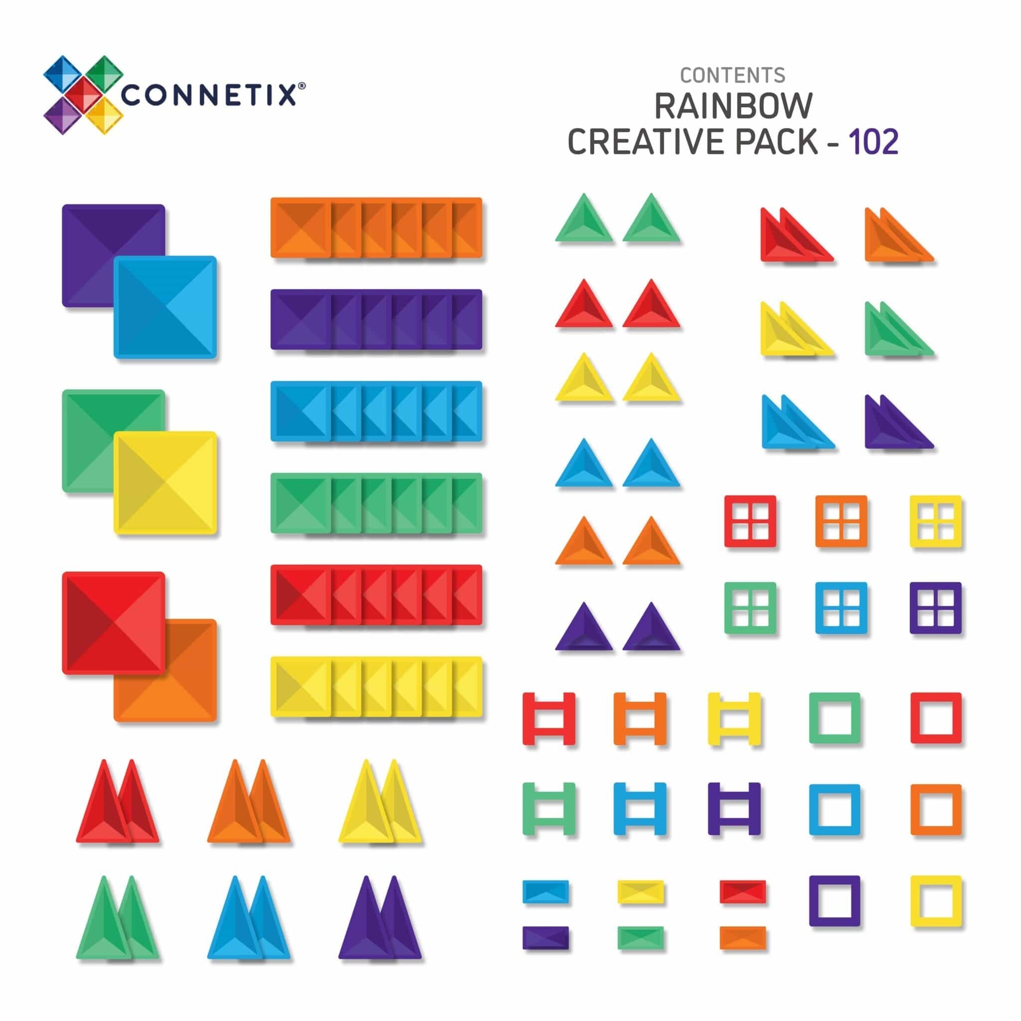 Rainbow Creative Pack - 102 delig