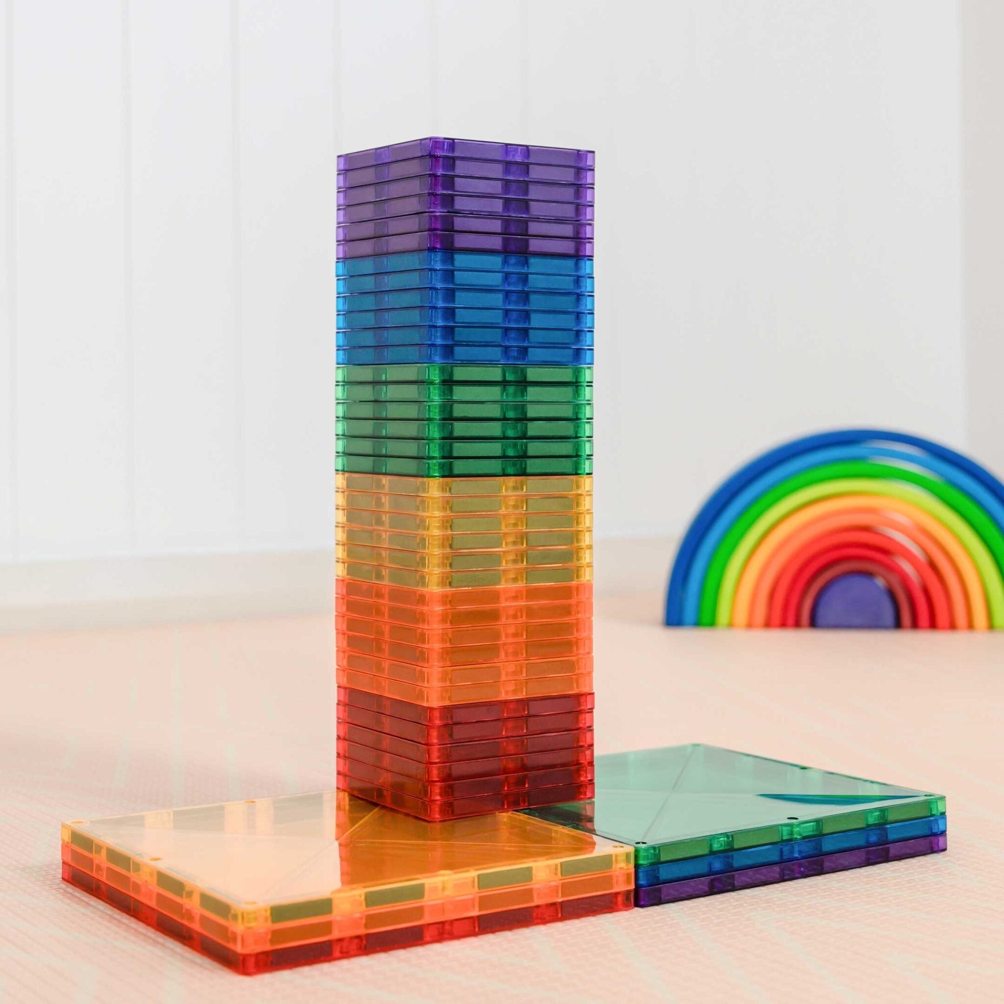 Rainbow Square Pack - 42 delig