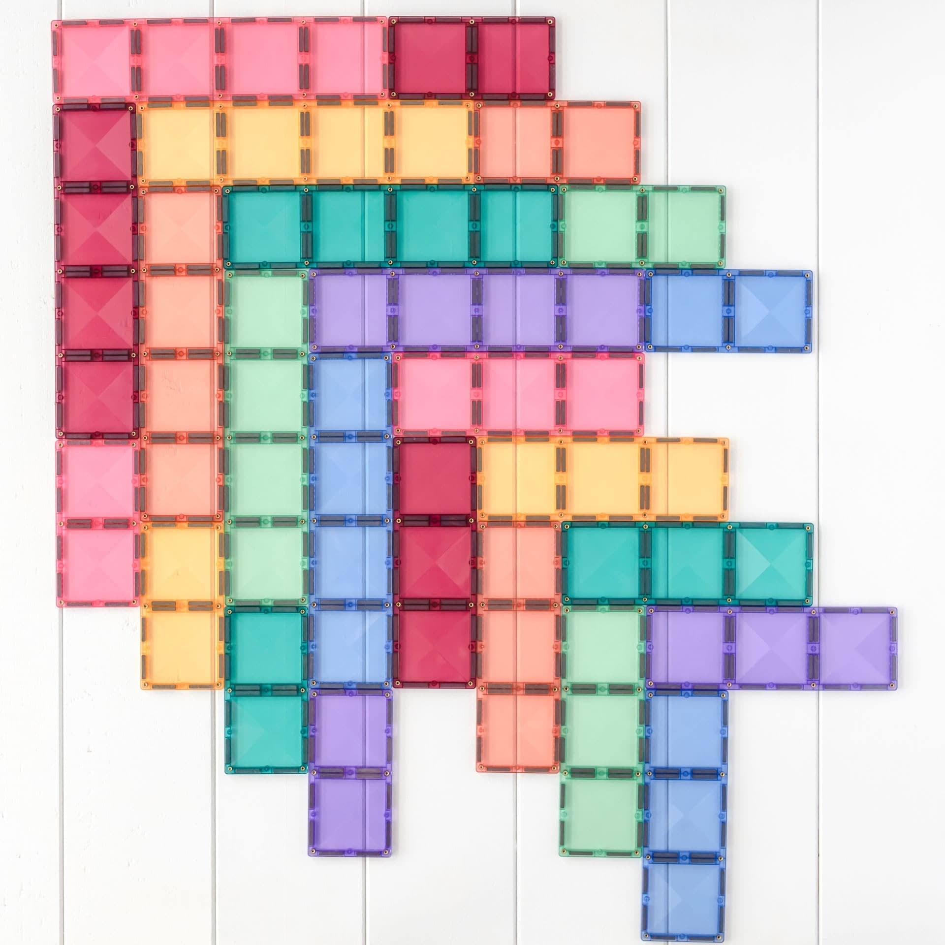 Pastel Rectangle Pack - 24 delig