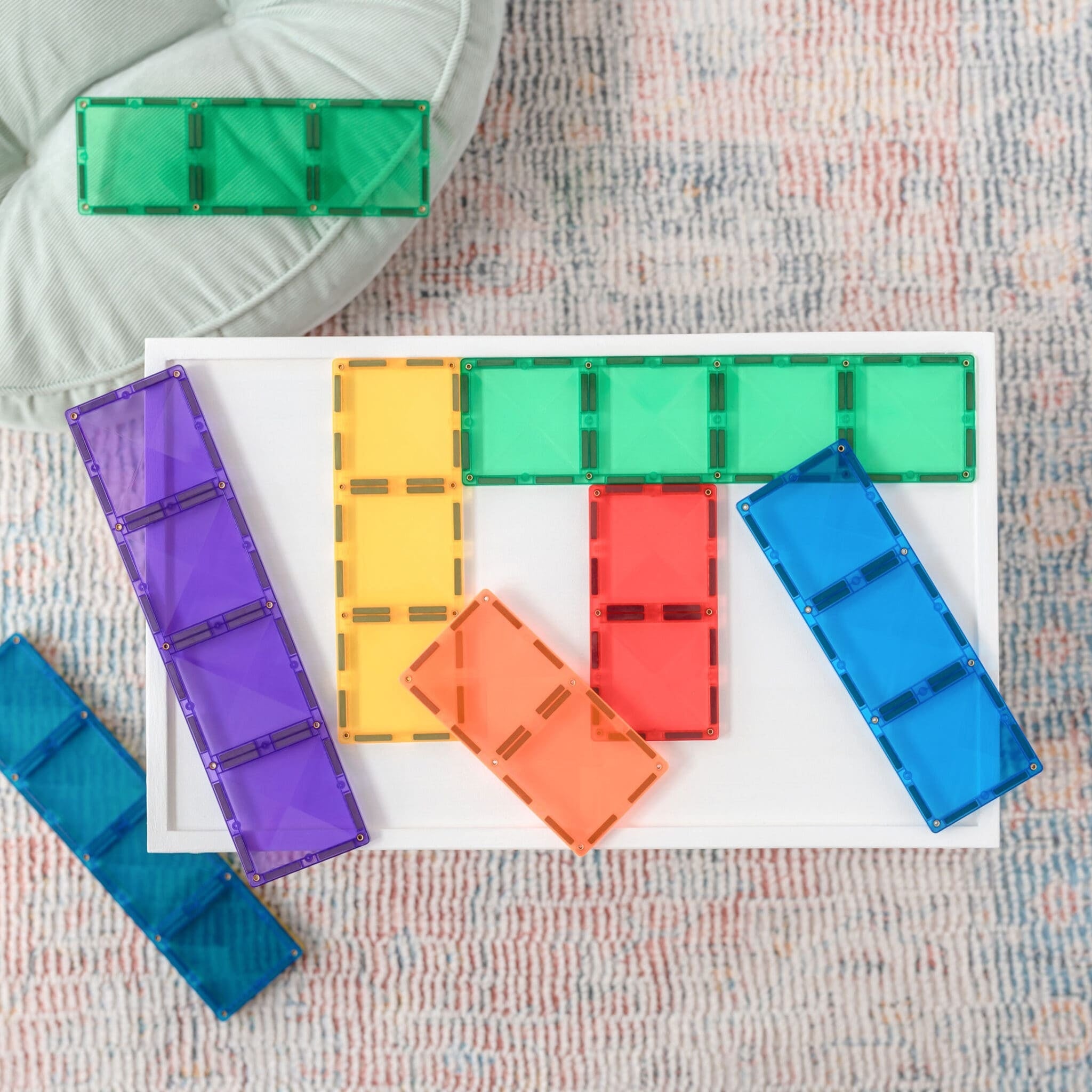 Rainbow Rectangle Pack - 18 delig