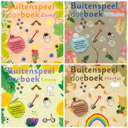 4x Buitenspeeldoeboek alle seizoenen