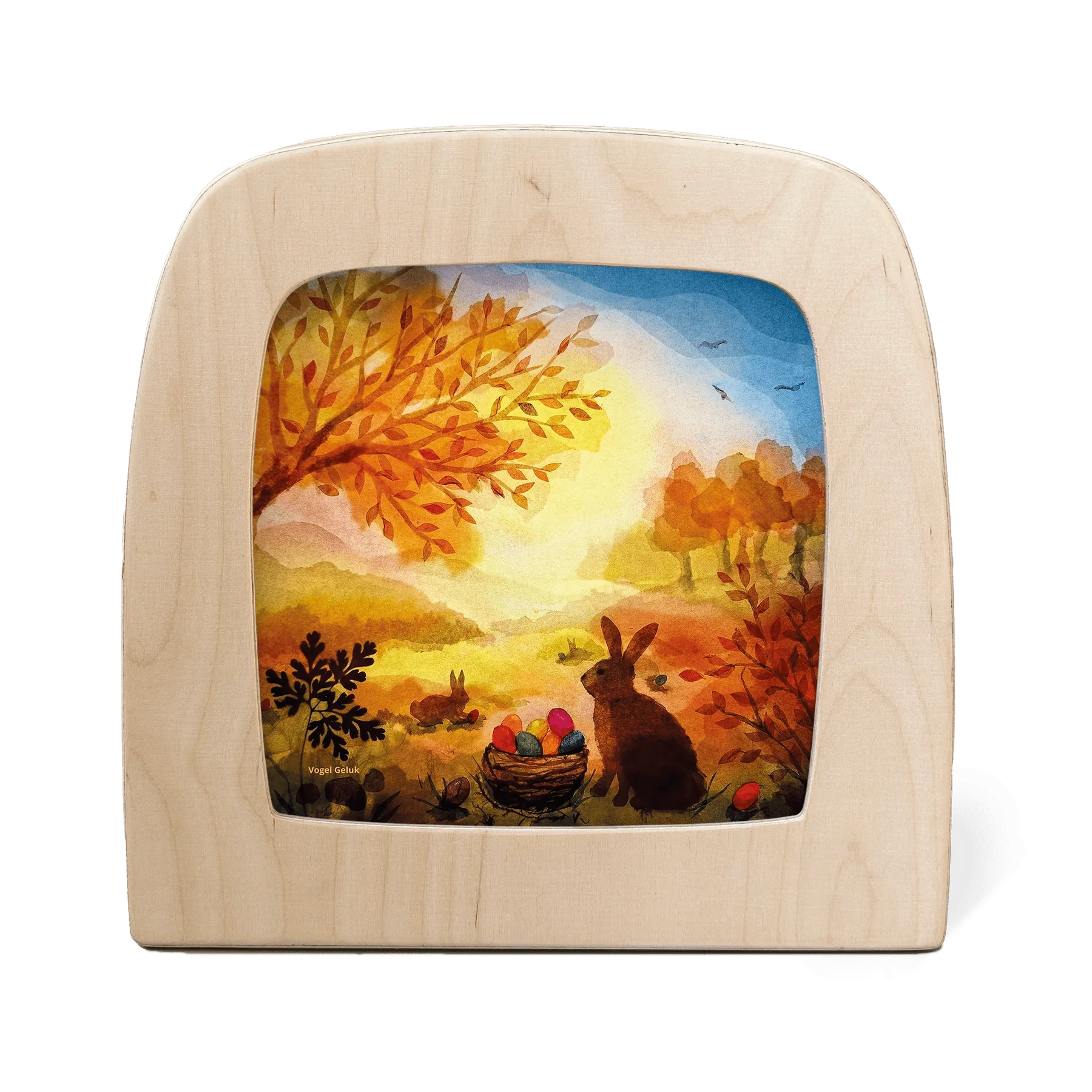 Silhouette Easter Basket - Vogel Geluk