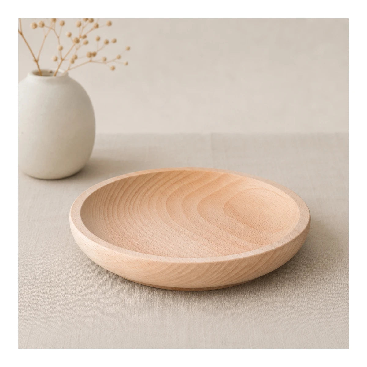 Houten schaal 17,5 cm