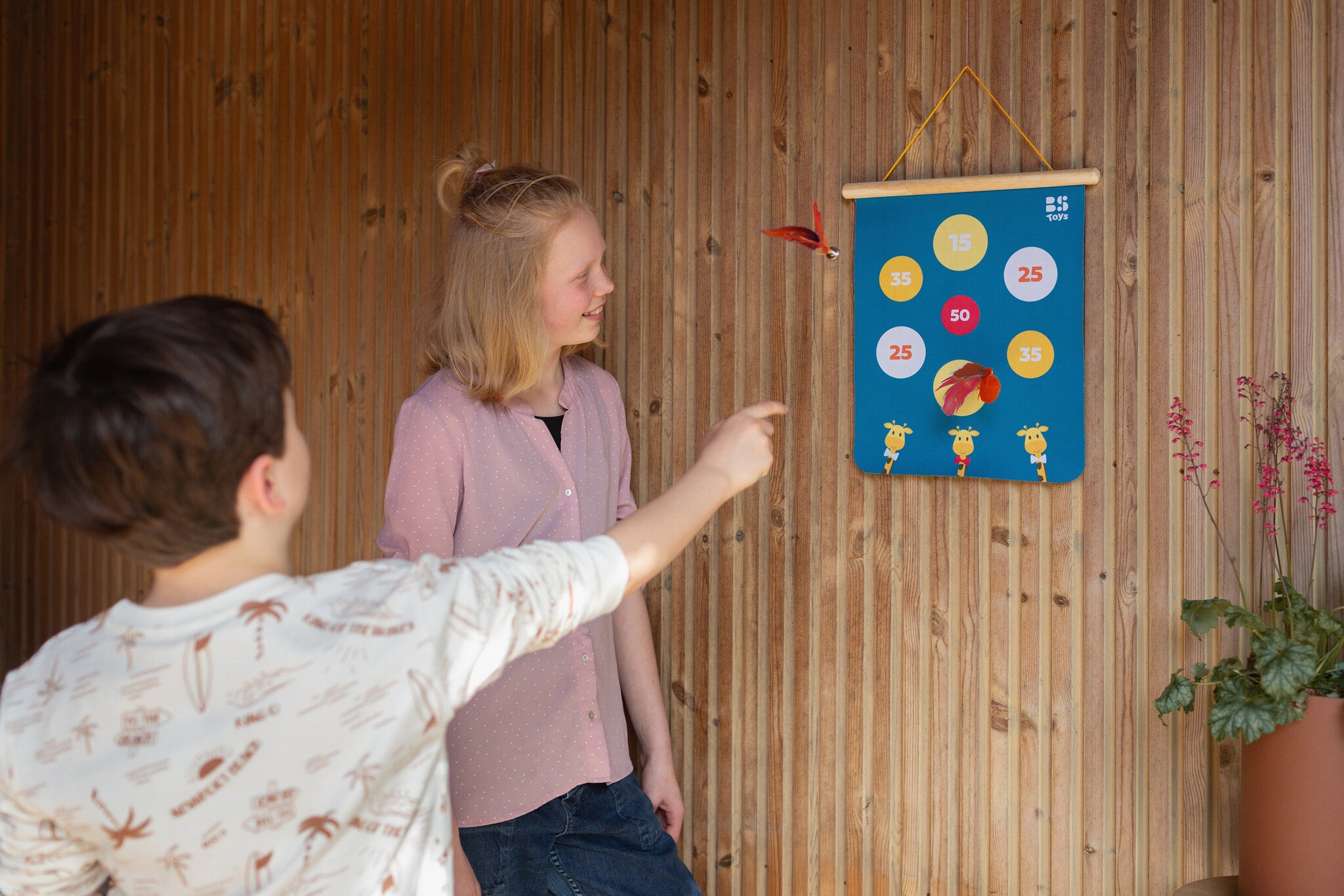 Magnetisch dartspel