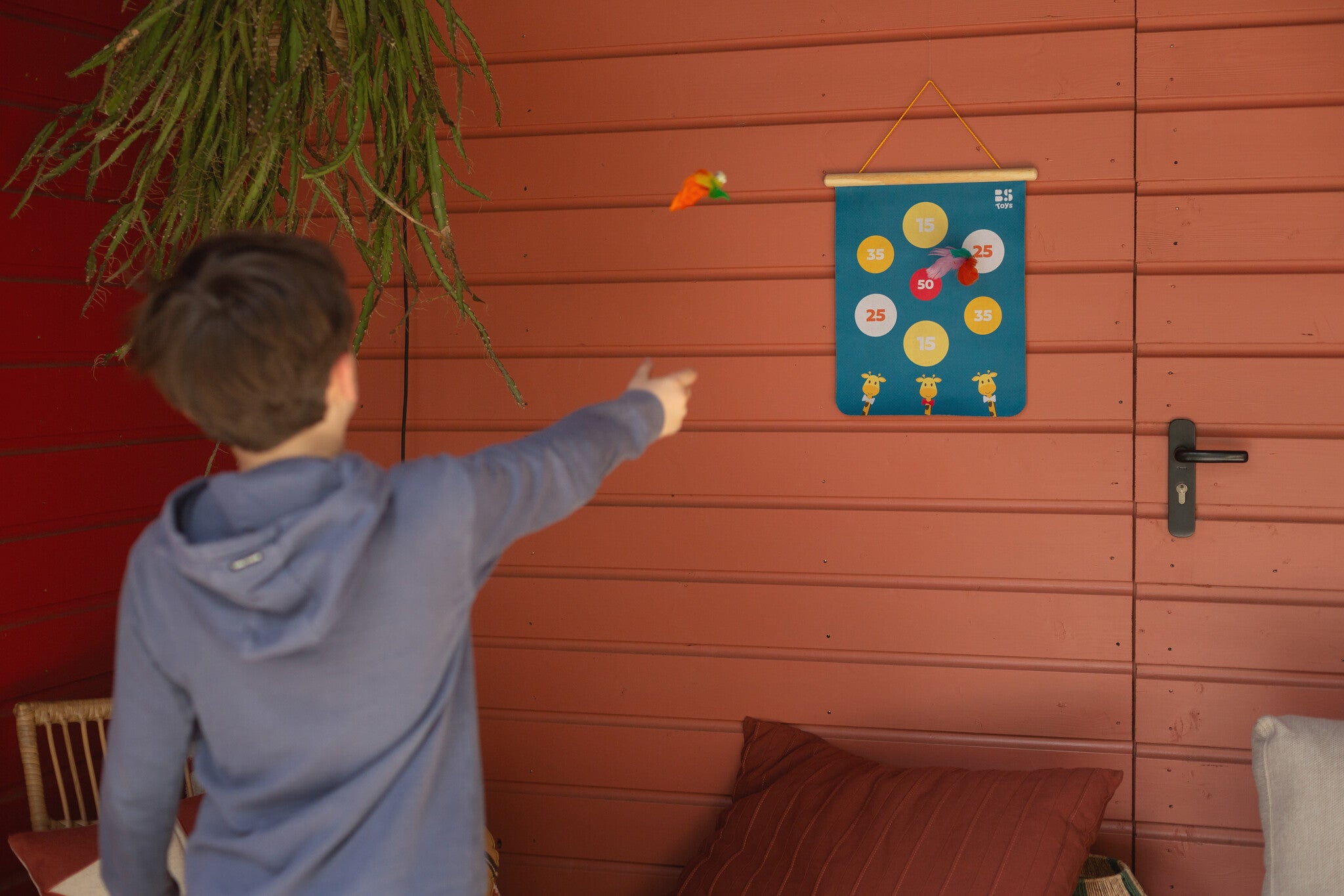 Magnetisch dartspel