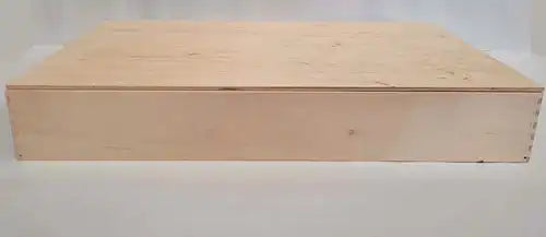 Houten speelbak met deksel - (50x30x7 cm)