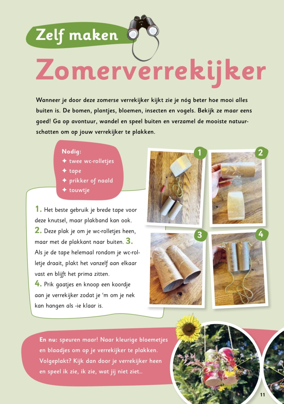 Buitenspeeldoeboek Zomer
