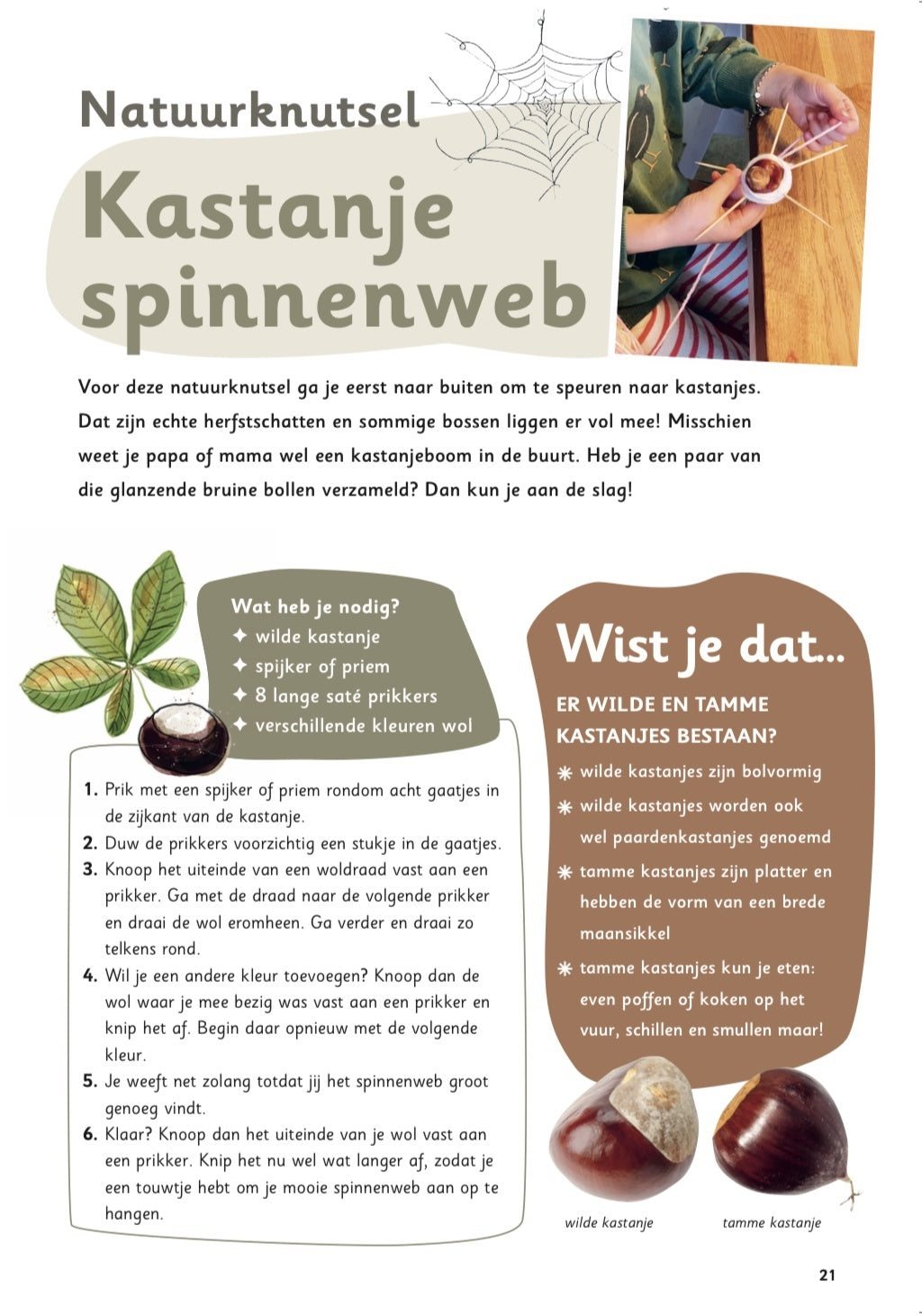 Buitenspeeldoeboek Herfst