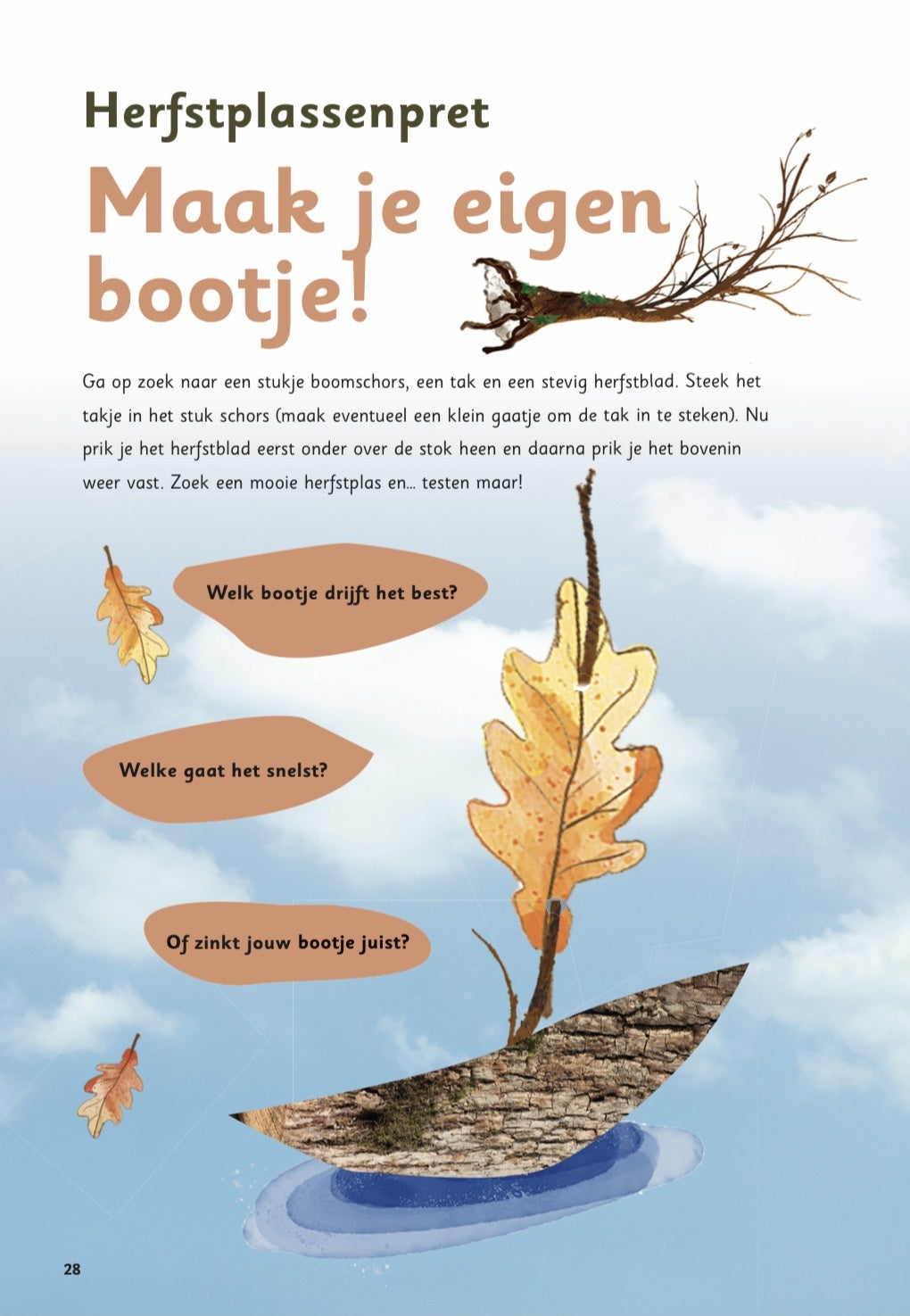 Buitenspeeldoeboek Herfst